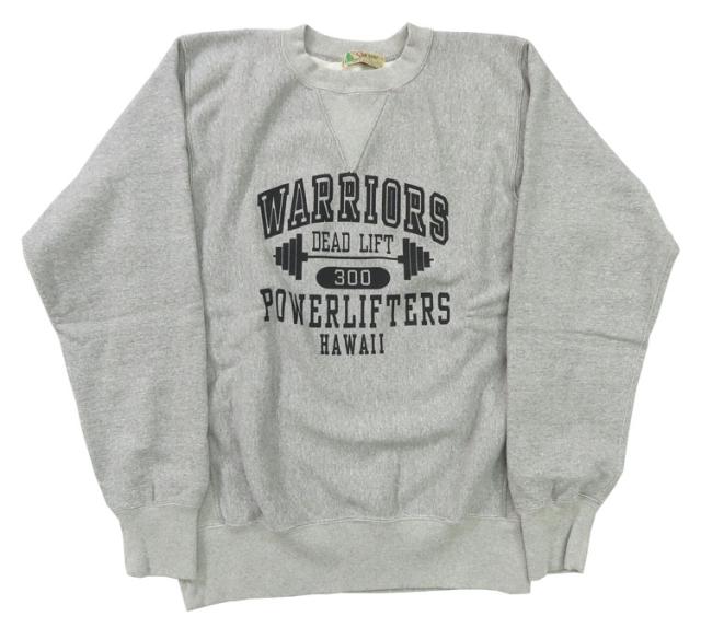 サンサーフ SUN SURF 長袖 クルーネック スウェット トレーナー プリント "WARRIORS" SS69440