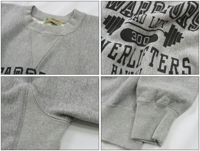 サンサーフ SUN SURF 長袖 クルーネック スウェット トレーナー プリント "WARRIORS" SS69440