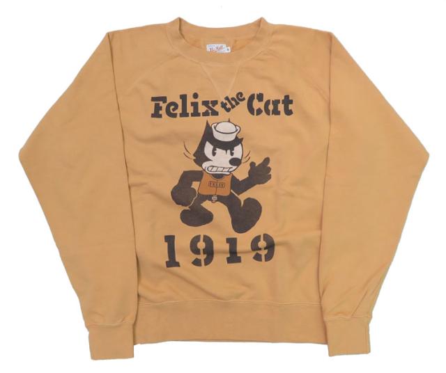 トイズマッコイ TOYS McCOY  長袖 プリント ガーメントダイイング クルーネック スウェット FELIX THE CAT フィリックス "1919" TMC2449