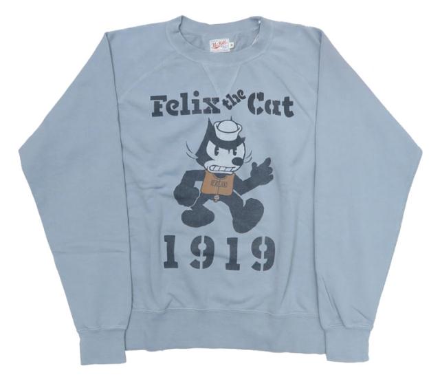 トイズマッコイ TOYS McCOY  長袖 プリント ガーメントダイイング クルーネック スウェット FELIX THE CAT フィリックス "1919" TMC2449