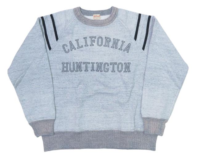 WHITES VILLE ホワイツビル スウェット トレーナー クルーネック ラグランスリーブ "CALIFORNIA HUNTINGTON" WV69396_1