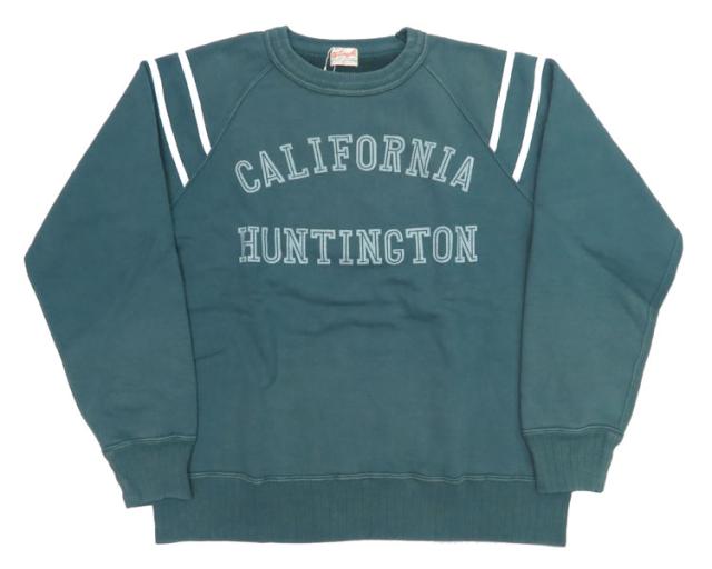 WHITES VILLE ホワイツビル スウェット トレーナー クルーネック ラグランスリーブ "CALIFORNIA HUNTINGTON" WV69396_4