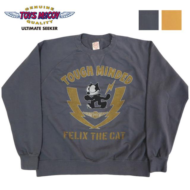 トイズマッコイ TOYS McCOY 長袖 プリント ガーメントダイ クルー