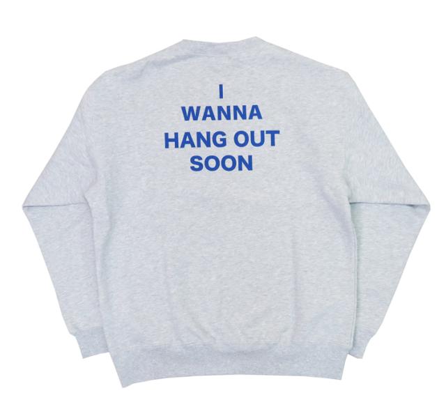 バーンズ BARNS フラットシーマー クルーネック スウェット