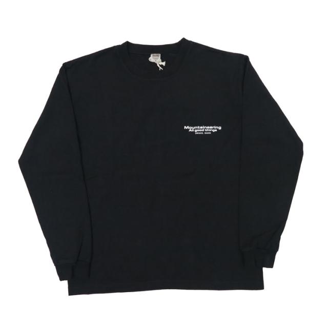 バーンズ BARNS 長袖 TUBE TEE プリント Tシャツ Mountaineering All good things BR-24129_3