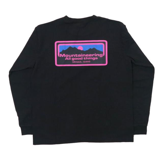 バーンズ BARNS 長袖 TUBE TEE プリント Tシャツ Mountaineering All good things BR-24129_4