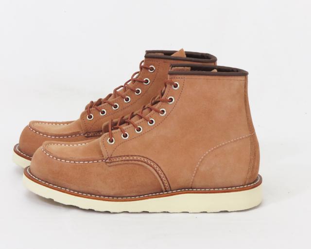 REDWING レッドウィング 6" クラシックモックトゥ ワークブーツ ダスティローズ・アビレーン・ラフアウト 6" Classic Moc Style No.8208_3