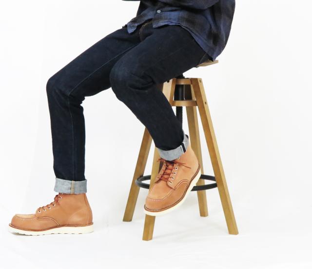 REDWING レッドウィング 6" クラシックモックトゥ ワークブーツ ダスティローズ・アビレーン・ラフアウト 6" Classic Moc Style No.8208_8