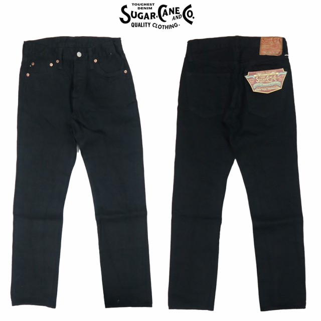 SUGAR CANE シュガーケーン ジーンズ デニム ジーパン パンツ ブラック タイプ3 スリムストレート BLACK DENIM JEANS SC41470