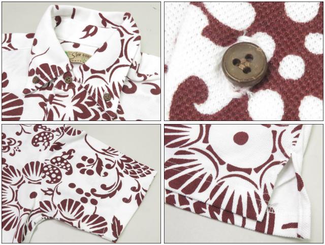 サンサーフ SUN SURF クールマックス 鹿の子 半袖 ポロシャツ B.D.