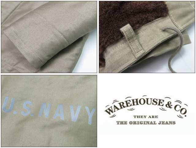 ウェアハウス WAREHOUSE N-1 カーキ (NXs-1404) デッキ