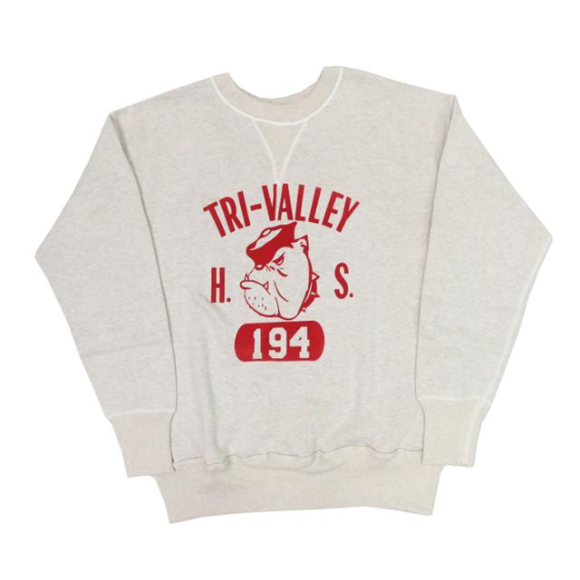 ウェアハウス WAREHOUSE クルーネック プリント スウェット 4本針 ウェアハウス WAREHOUSE 長袖 クルーネック プリント スウェット 4本針