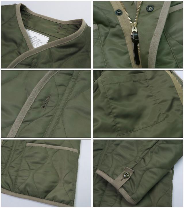バズリクソンズ BUZZ RICKSON'S M-65フィールドジャケット用 キルティング ライナー ジャケット LINER, EXTREME COLD WEATHER, COAT BR14863_5