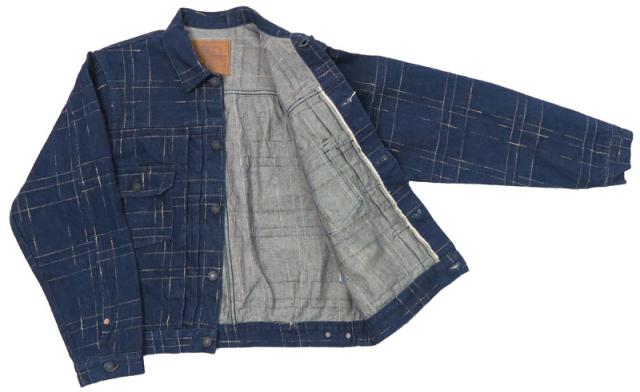 ダルチザン ステュディオ・ダ・ルチザン STUDIO D'ARTISAN 14.0oz 乱れ絣 デニム ジャケット D4574