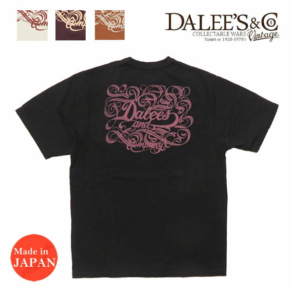 DALLES & CO ダリーズ＆コー半袖 クルーネック Tシャツ プリント DLS23B-A デラックスウェア DELUXEWARE