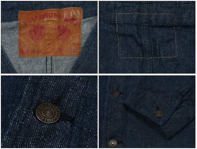 フルカウント FULLCOUNT 13.5oz 左綾デニム エンジニア