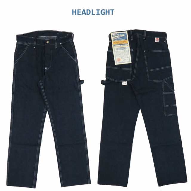HEADLIGHT ヘッドライト 実名復刻 11oz デニム 1940's ダンガリーズ ワーク パンツ SUGAR CANE シュガーケーン HD42423 の通販は