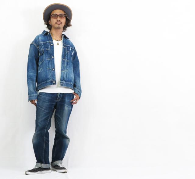 SUGAR CANE シュガーケーン 14.25oz デニム ジャケット セカンドタイプ 2nd CARTOON PAINT カートゥーンペイント DENIM JACKET 1953 ジージャン Gジャン SC15716 【2025年秋冬新作】
