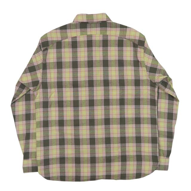 シュガーケーン SUGARCANE 長袖 チェック ワークシャツ FICTION ROMANCE TWILL CHECK WORK SHIRTS SC29158_4