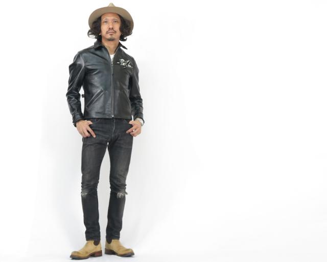 トイズマッコイ TOYS McCOY 50's ホースハイド レザー ジャケット ROUGH WEAR CLOTHING LEATHER JACKET BRMC "DEXTRO" 馬革 TMJ2338