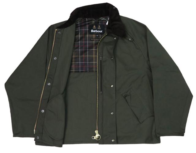 Barbour バブアー TRANSPORT CASUAL トランスポート ノンワックス ピーチスキン コットン ショートレングス ブルゾン ジャケット 241MCA0931 バーブァー 3955031_3