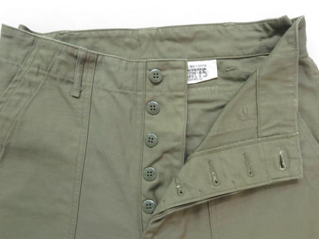 バズリクソンズ BUZZ RICKSON'S QM SHADE 107 TYPE 1 コットンサテン ショートパンツ OLIVE GREEN ショーツ BR51735_3