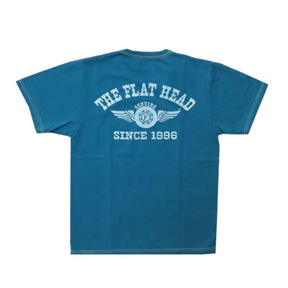 フラットヘッド THE FLAT HEAD 半袖 Ｔシャツ プリント FLYING WHEEL