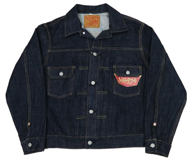 SUGAR CANE シュガーケーン Gジャン デニム ジャケット セカンド 2nd 14.25oz DENIM JACKET 1953 MODEL ワンウォッシュ スタンダード SC11953A
