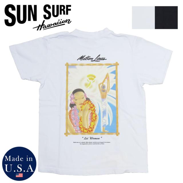 サンサーフ SUN SURF 半袖 プリント Tシャツ「LEI WOMEN」SS79353