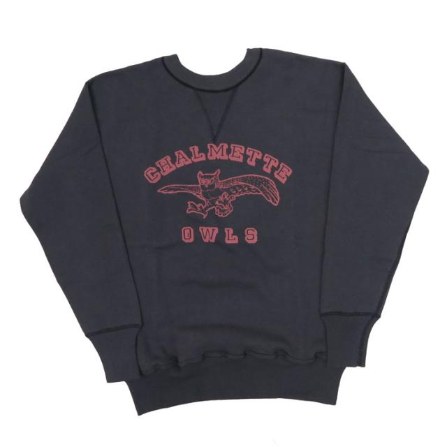 ウェアハウス WAREHOUSE 長袖 クルーネック プリント スウェット 4本針 CHALMETTE WH401_3