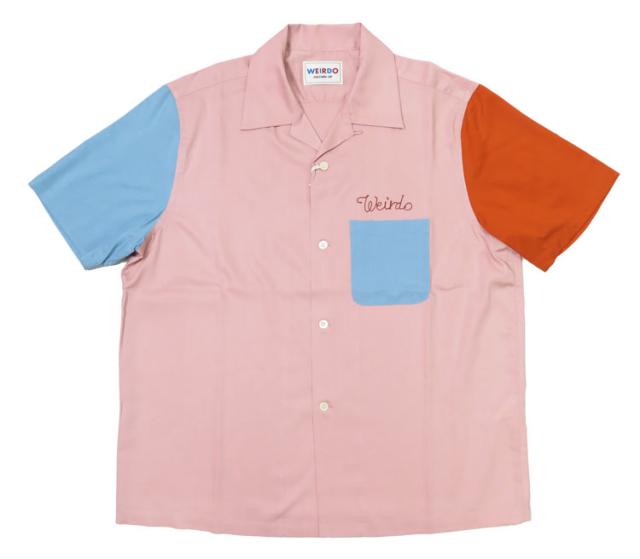 WEIRDO ウィアード 半袖 クレイジーパターンシャツ「MECHANICAL」GLAD HAND グラッドハンド WRD-24-SS-14の通販は
