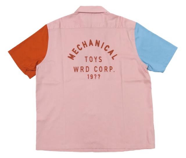 WEIRDO ウィアード 半袖 クレイジーパターンシャツ「MECHANICAL」GLAD HAND グラッドハンド WRD-24-SS-14の通販は