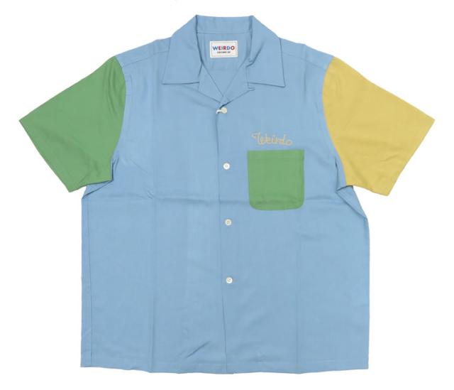 WEIRDO ウィアード 半袖 クレイジーパターンシャツ「MECHANICAL」GLAD HAND グラッドハンド WRD-24-SS-14の通販は