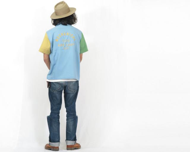 WEIRDO ウィアード 半袖 クレイジーパターンシャツ「MECHANICAL」GLAD HAND グラッドハンド WRD-24-SS-14の通販は