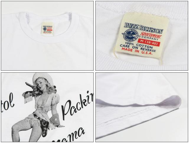 バズリクソンズ BUZZ RICKSON'S 半袖Tシャツ プリント S/S T-SHIRTS "PISTOL PACKIN' MAMA" BR79780【2026年春夏新作】_5
