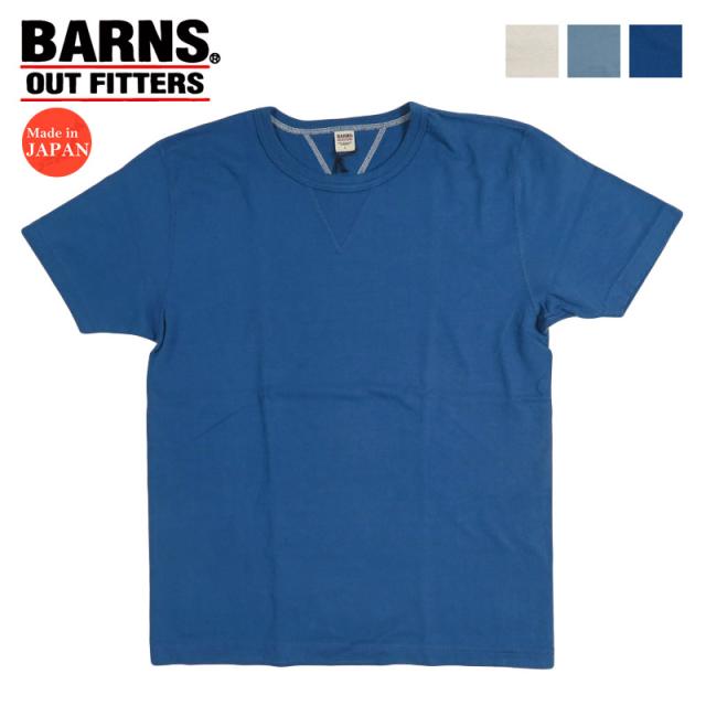 バーンズ BARNS STANDARD COZUN 両Vガゼット 半袖 Tシャツ 2026年限定カラー BR-8145【2026年春夏新作】
