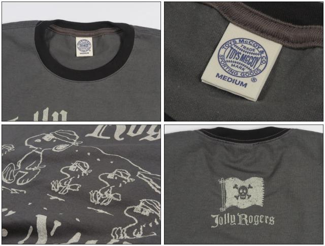 トイズマッコイTOYSMcCOY 半袖 Tシャツ JOHNNY RINGER PEANUTS TEE SNOOPY " JOLLY ROGERS " TMC2630【2026年春夏新作】_7