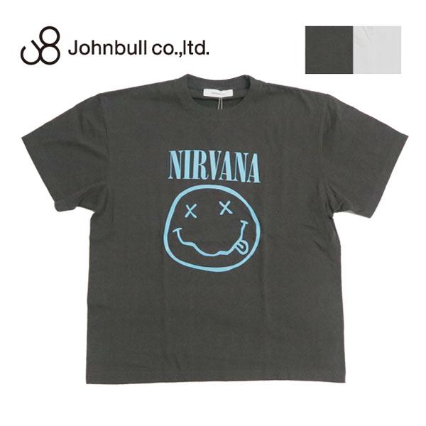 ジョンブル JOHNBULL アーティスト フォト 半袖 Tシャツ NIRVANA SMILEY ニルヴァーナ バンドTee JT261C44【2026年春夏新作】