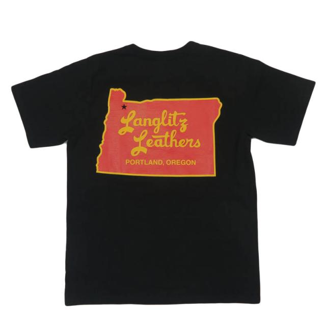 ラングリッツレザーズ Langlitz Leathers 半袖 Tシャツ ロゴプリント 日本製 LLC-003 LL313【2026年春夏新作】_4