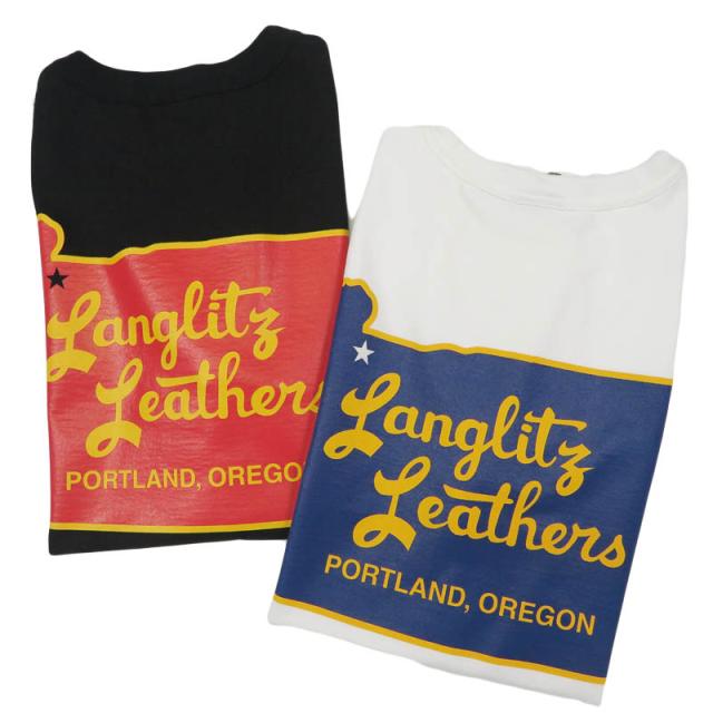 ラングリッツレザーズ Langlitz Leathers 半袖 Tシャツ ロゴプリント 日本製 LLC-003 LL313【2026年春夏新作】_5