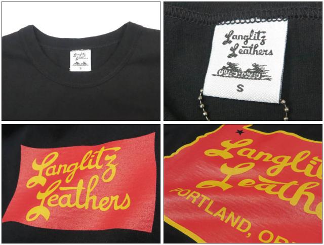 ラングリッツレザーズ Langlitz Leathers 半袖 Tシャツ ロゴプリント 日本製 LLC-003 LL313【2026年春夏新作】_6