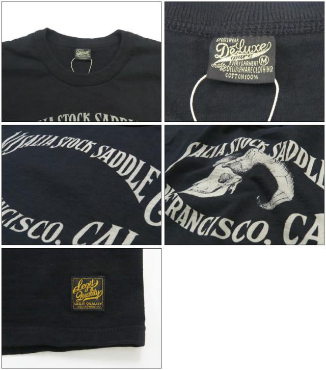 デラックスウェア DELUXEWARE 半袖 Ｔシャツ SADDLE 厚手 12.5oz吊天竺 ヘビーウエイト ユニオンスペシャル DXTS-2601【2026年春夏新作】_8