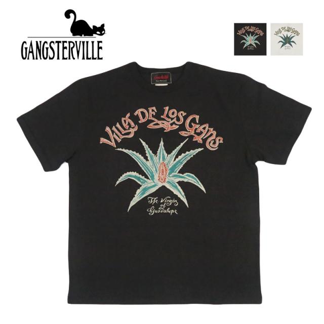 GANGSTERVILLE ギャングスタービル 半袖Tシャツ VILLA DE LOS GANS GUADALUPE GLAD HAND グラッドハンド GSV6122 【2026年春夏新作】