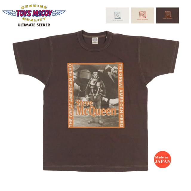 トイズマッコイ TOYS McCOY 半袖 Tシャツ S. McQUEEN TEE " THE GREAT AMERICAN HERO "  TMC2606【2026年春夏新作】