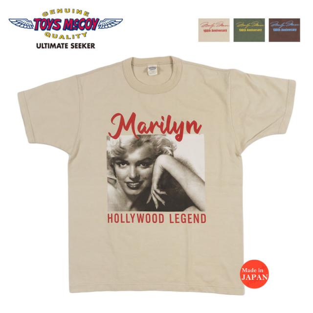 トイズマッコイTOYSMcCOY 半袖 Tシャツ MARILYN MONROE TEE " HOLLYWOOD LEGEND "  TMC2620【2026年春夏新作】