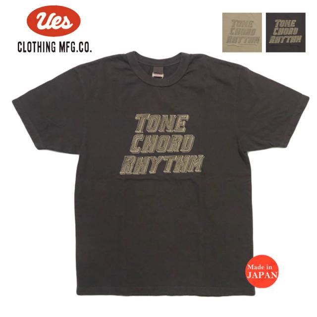 UES ウエス  半袖 Tシャツ バインダーネック "T.C.R." 652602【2026年春夏新作】