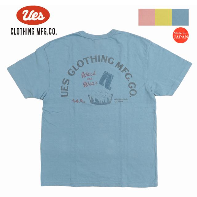 UES ウエス 半袖 Tシャツ  "WASH &amp; WEAR" 652605【2026年春夏新作】