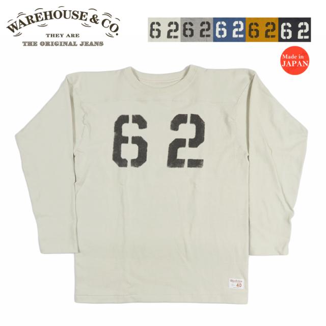 ウェアハウス WAREHOUSE 長袖 Tシャツ フットボールT "NO.62" Lot.5913【2026年春夏新作】 13,213円