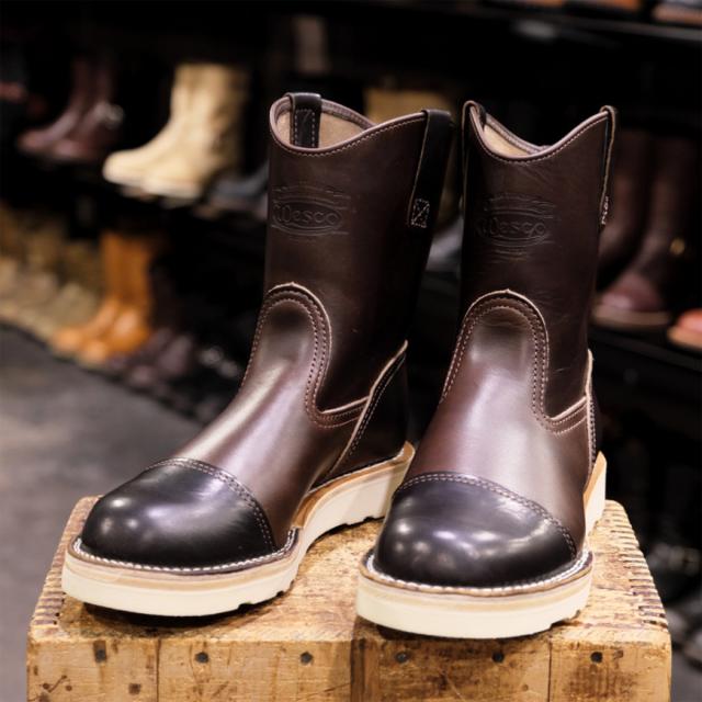 【希少】限定モデル　Cushman ロガーブーツ ホースハイド2Tone US9 希少】限定モデル Cushman ロガーブーツ ホースハイド2Tone US9
