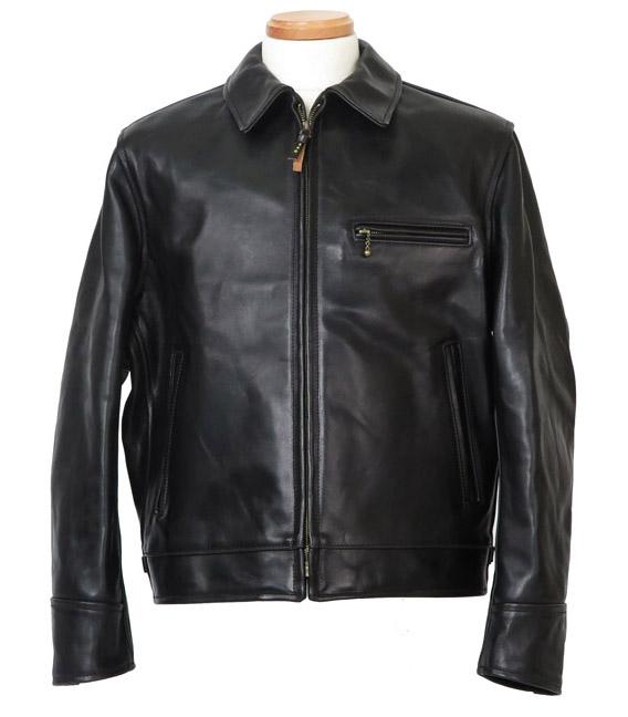 エアロレザー AERO LEATHER ライダースジャケット HIGHWAYMAN ハイウェイマン ホーウィン社 フロントクォーターホースハイド 馬革  aeroleather-highwayman_7